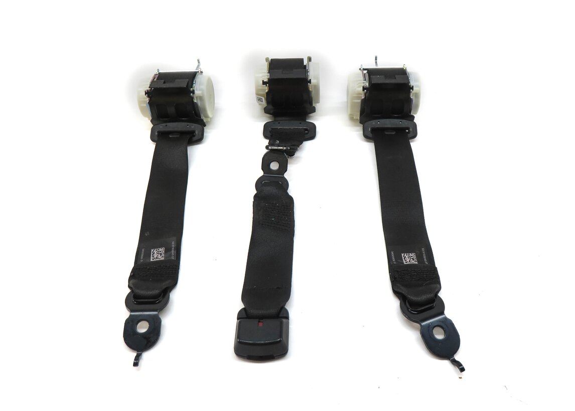 Thumbnail 2: 2012 BMW 535Xi (E60) REAR LEFT RIGHT CENTER SEATBELT RETRACTOR SET/3 (BLACK)