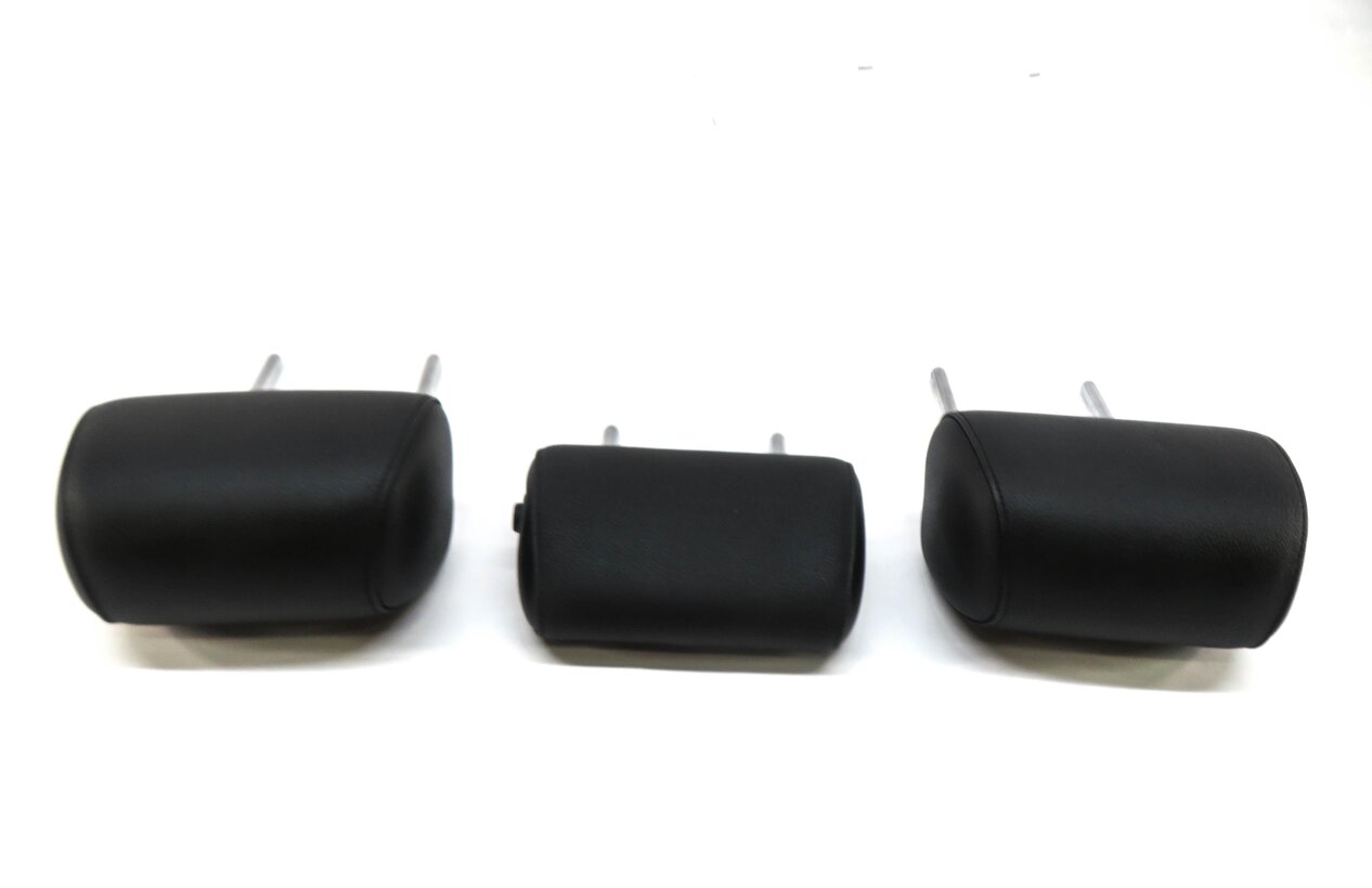 Thumbnail 3: 2012 BMW 535Xi (E60) REAR LEFT RIGHT CENTER SEAT HEADREST SET (BLACK LEATHER)