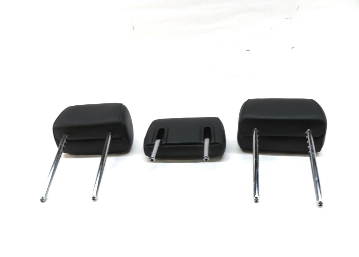 Thumbnail 5: 2012 BMW 535Xi (E60) REAR LEFT RIGHT CENTER SEAT HEADREST SET (BLACK LEATHER)