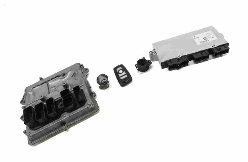 Thumbnail 3: 12-15 BMW 3 5 6 7 X3 F01 F06 F10 F30 ENGINE CONTROL MODULE IMMOBILIZER KEY SET
