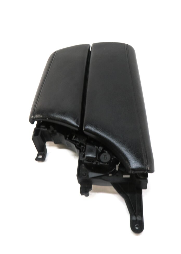 Thumbnail 2: 12-16 BMW 528i 535i 550i (F10) FRONT CENTER CONSOLE ARM REST COMPARTMENT (BLACK)