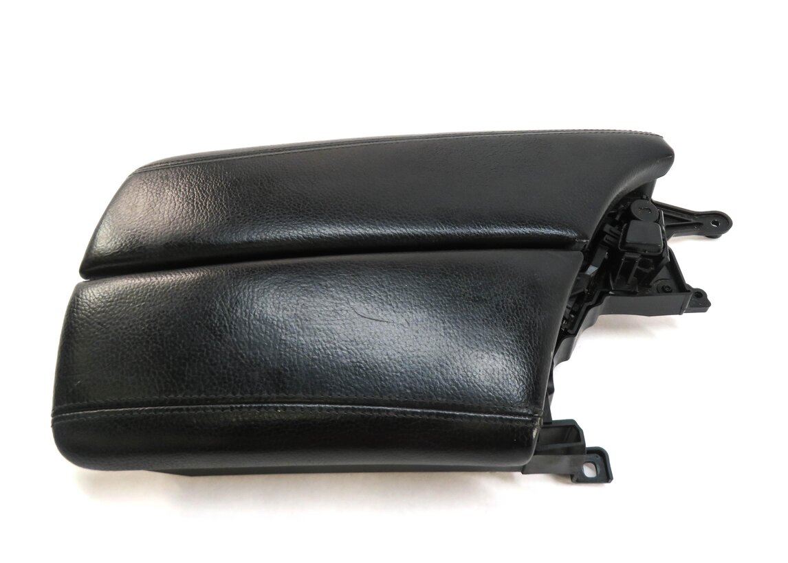 Thumbnail 3: 12-16 BMW 528i 535i 550i (F10) FRONT CENTER CONSOLE ARM REST COMPARTMENT (BLACK)