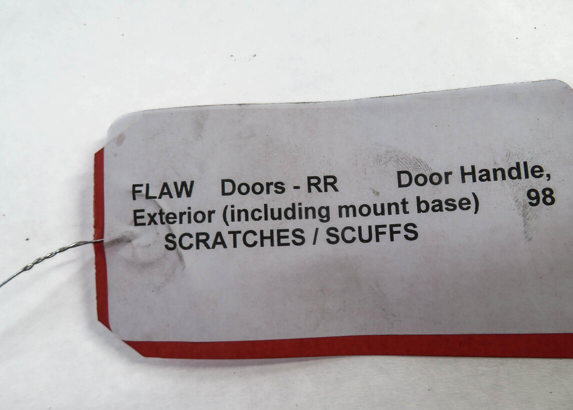 Thumbnail 7: 09-19 BMW 5 6 7 SERIES (F01 F10 F12) RIGHT REAR COMFORT DOOR HANDLE (WHITE)