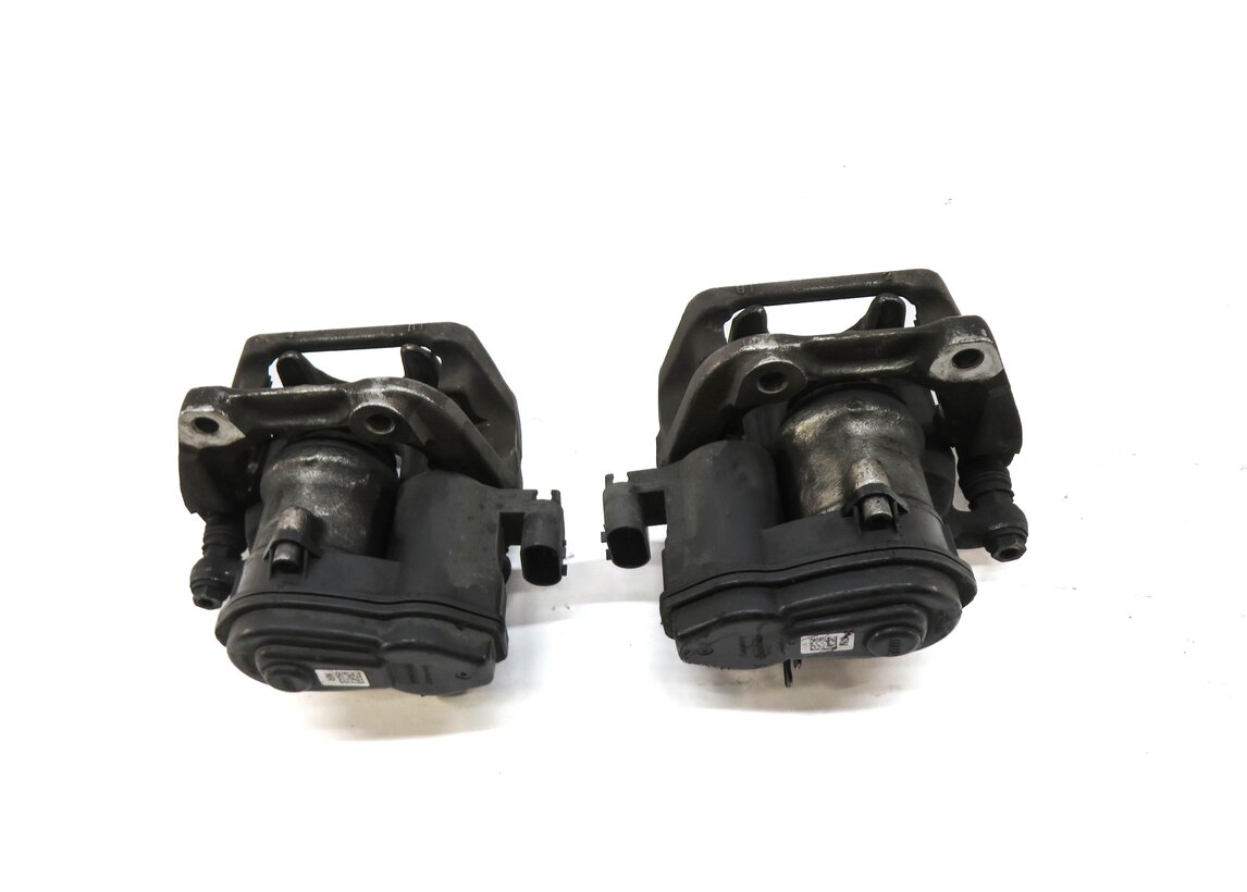 Thumbnail 4: 2011-2016 BMW 528i 535i (F10) REAR LEFT & RIGHT ABS DISC BRAKE CALIPER SET-2