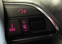 Thumbnail 3: 2013 AUDI Q5 (B8 8R) STEERING WHEEL SWITCH BUTTON SET w/ TRIM