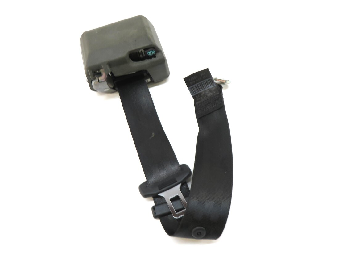 2013 AUDI Q5 (B8 8R) REAR SEAT LEFT SEATBELT SEAT BELT RETRACTOR (BLACK)