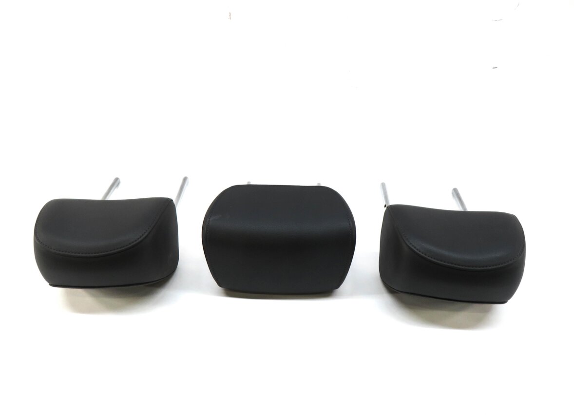 Thumbnail 3: 2013 AUDI Q5 (B8 8R) REAR SEAT LEFT CENTER RIGHT HEADREST HEAD REST SET (BLACK)