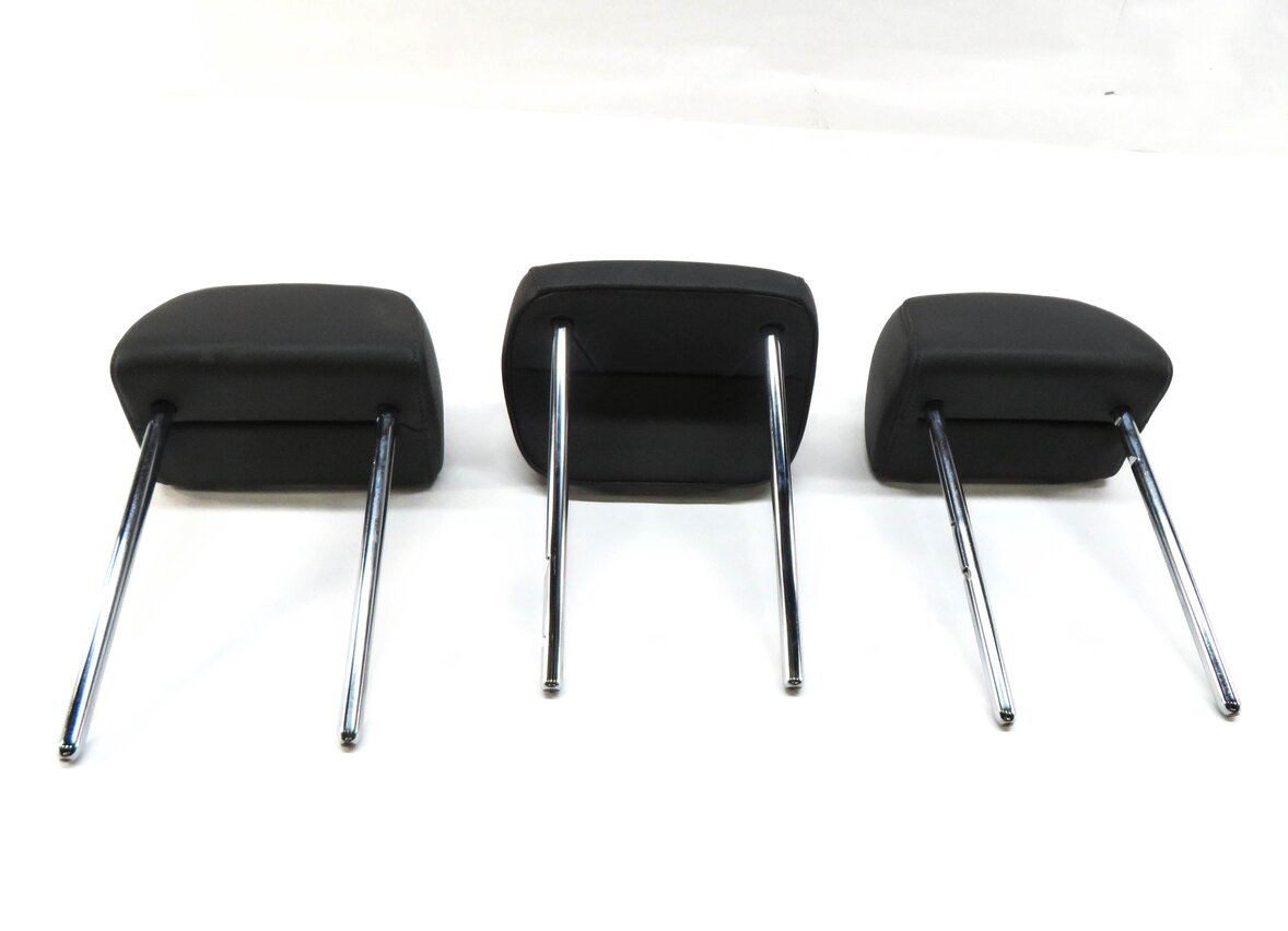 Thumbnail 5: 2013 AUDI Q5 (B8 8R) REAR SEAT LEFT CENTER RIGHT HEADREST HEAD REST SET (BLACK)