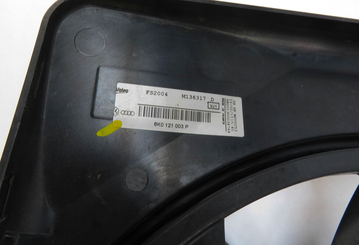 Thumbnail 9: 09-17 AUDI A4 A5 Q5 S4 (B8 8T 8R) 2.0L 3.0L 3.2L RADIATOR COOLING FAN w/ SHROUD