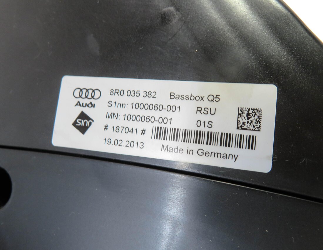 Thumbnail 11: 2013 AUDI Q5 (B8 8R) RADIO STEREO AUDIO SUB SUBWOOFER TWEETER SPEAKER SET-10