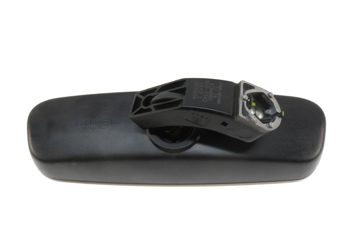 Thumbnail 4: 2008 BMW 535i (E60) REARVIEW MIRROR w/ AUTODIM & HOMELINK (BLACK) 51169134458
