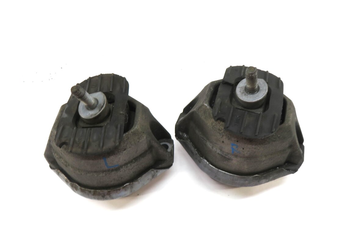 Thumbnail 4: 2008 BMW 535i E60 3.0L TURBO N54 LEFT & RIGHT ENGINE MOUNT SET/2 6761089 6776668