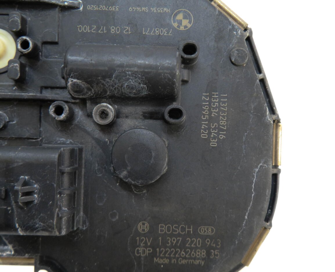 Thumbnail 4: 10-16 BMW M5 535i 550i 740i 750i 760i (F01 F02 F10) FRONT WINDSHIELD WIPER MOTOR