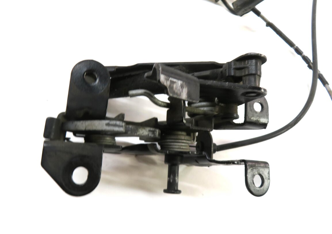 Thumbnail 5: 2013 BMW 535i (F10) FRONT LEFT & RIGHT LOWER HOOD LOCK LATCH SET w/ CABLE