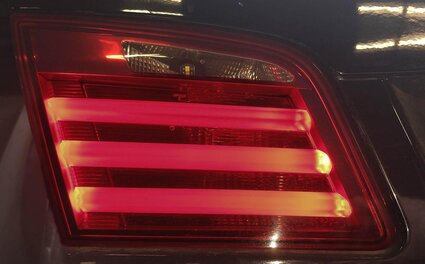 Thumbnail 2: 2011-2013 BMW 528i 535i 550i M5 (F10) LEFT REAR INNER TRUNK TAILLIGHT LIGHT LAMP