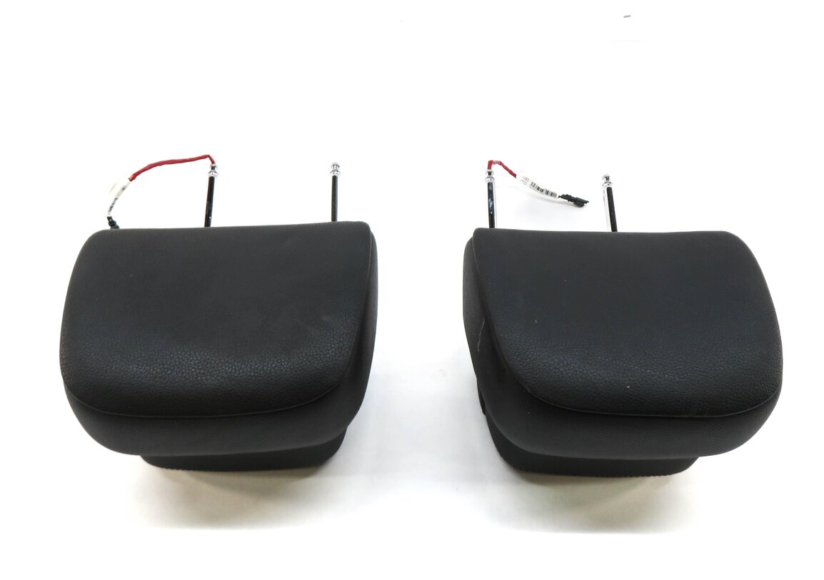 Thumbnail 3: 2013 BMW 535i (F10) FRONT LEFT & RIGHT SEAT HEADREST SET-2 (BLACK LEATHER LCSW)