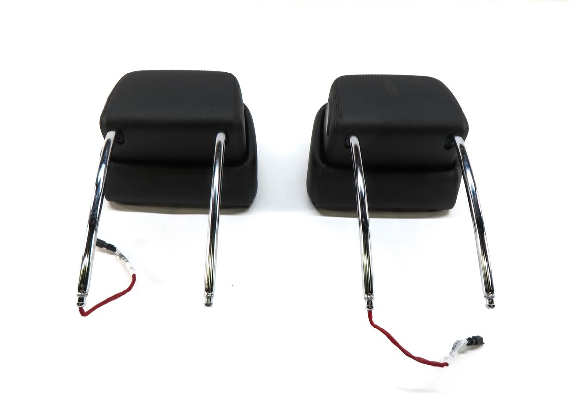 Thumbnail 5: 2013 BMW 535i (F10) FRONT LEFT & RIGHT SEAT HEADREST SET-2 (BLACK LEATHER LCSW)