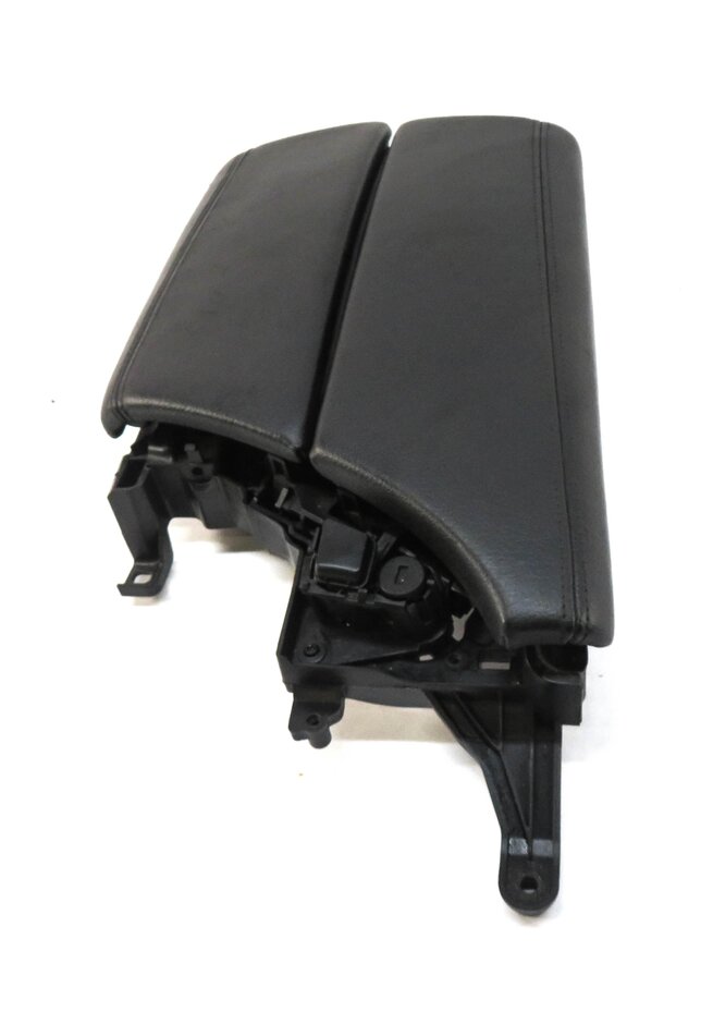 Thumbnail 2: 12-16 BMW 528i 535i 550i (F10) FRONT CENTER CONSOLE ARM REST COMPARTMENT (BLACK)