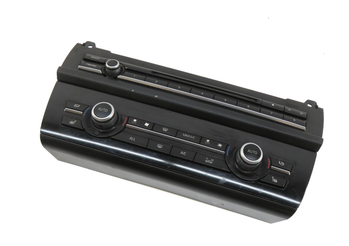 2011-2016 BMW 528i 535i 550i M5 (F10) FRONT HEATER A/C TEMPERATURE CONTROL PANEL