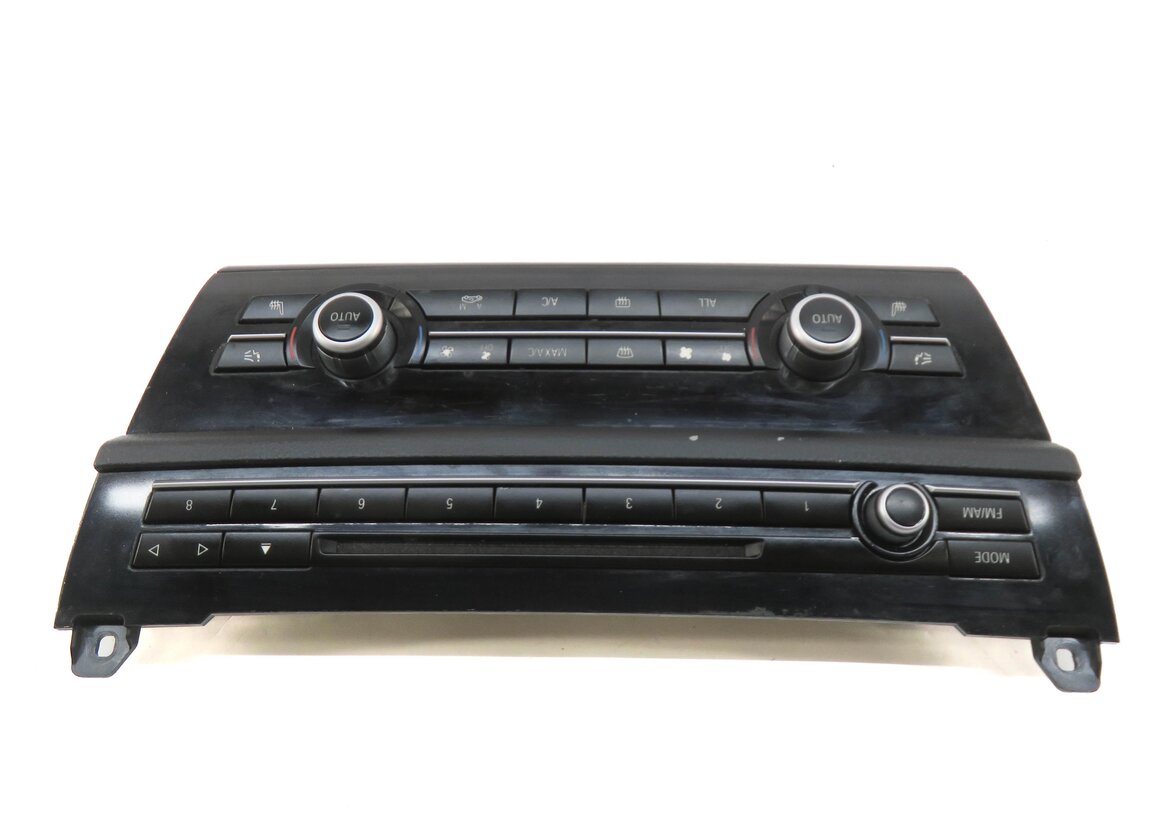 Thumbnail 4: 2011-2016 BMW 528i 535i 550i M5 (F10) FRONT HEATER A/C TEMPERATURE CONTROL PANEL