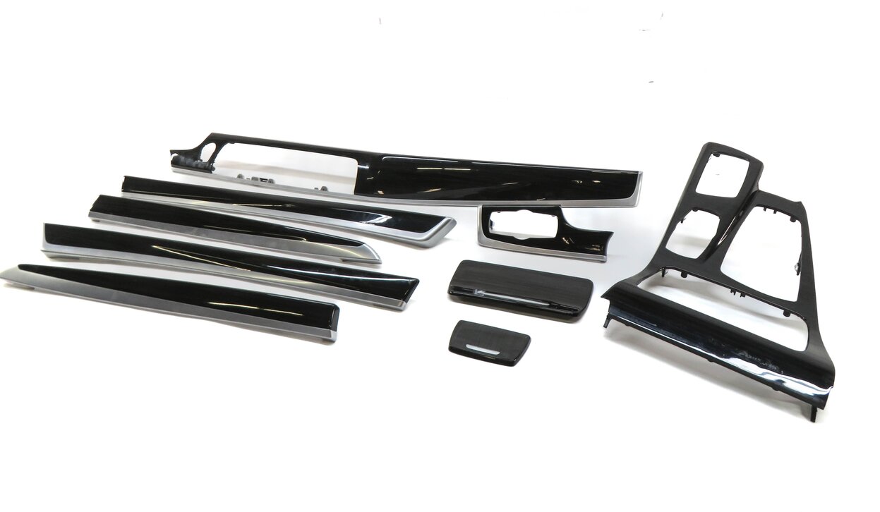 2013 BMW 535i (F10) DASH DOOR CONSOLE INTERIOR TRIM SET (FINELINE WOOD GRAIN)