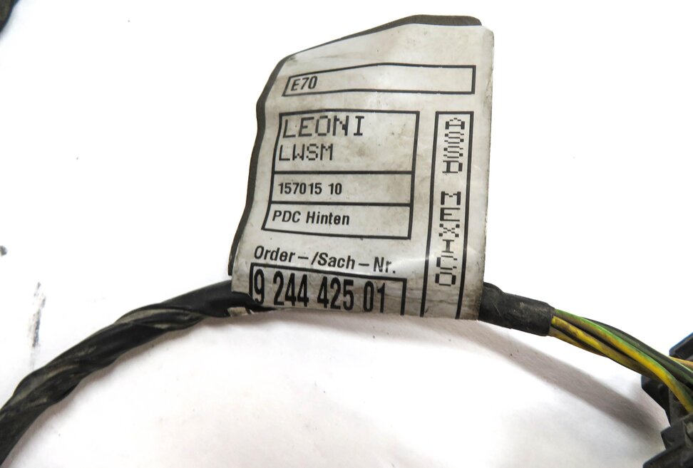 Thumbnail 3: 2013 BMW X5 (E70) REAR PDC PARK DISTANCE SENSOR SET w/ HARNESS (PLATINUM GRAY)