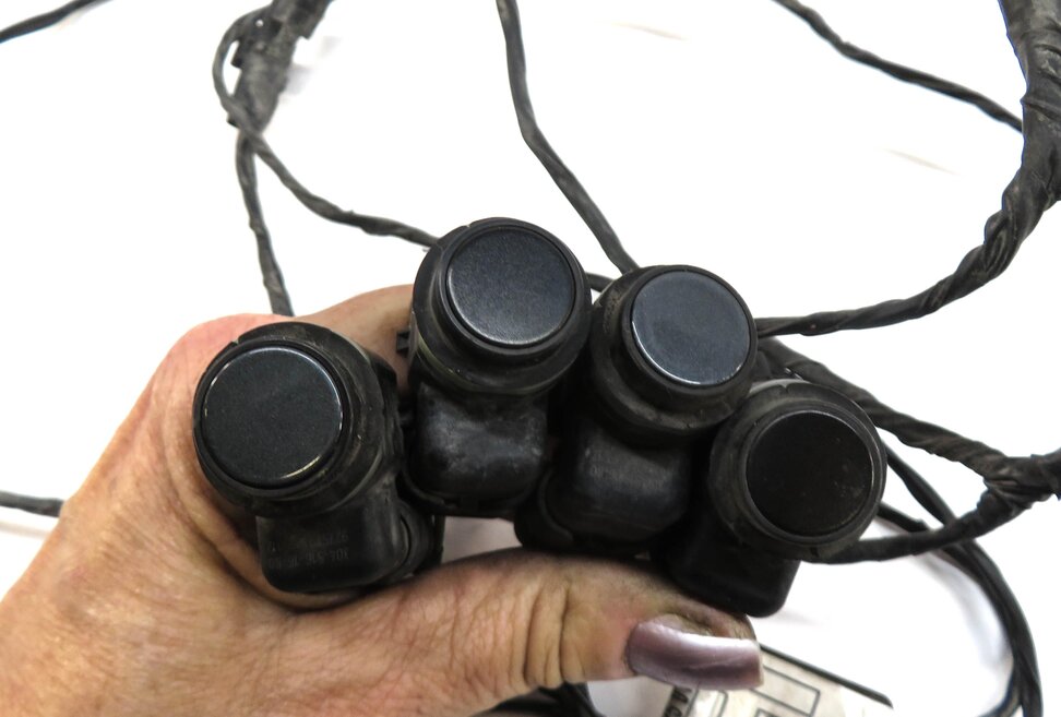 Thumbnail 4: 2013 BMW X5 (E70) REAR PDC PARK DISTANCE SENSOR SET w/ HARNESS (PLATINUM GRAY)