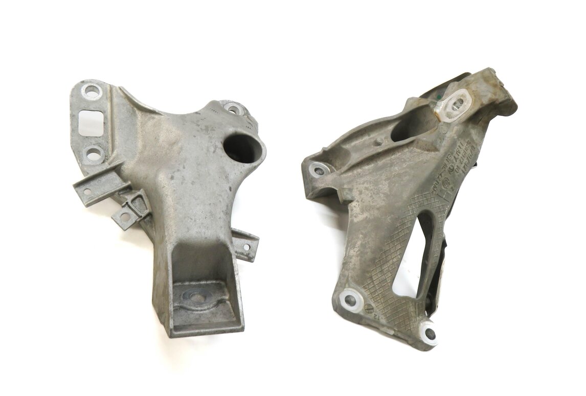 Thumbnail 2: 2013 BMW X5 (E70) 3.0L N55 TURBO ENGINE LEFT & RIGHT MOTOR MOUNT BRACKET SET-2