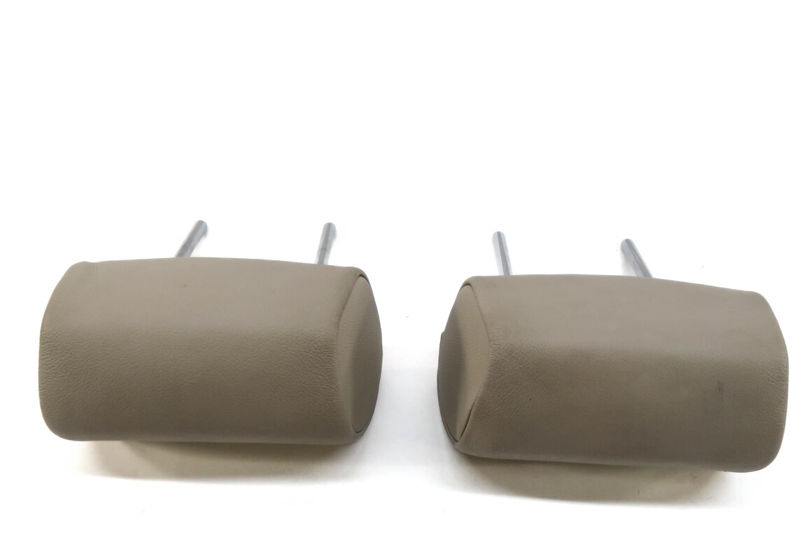 Thumbnail 4: 2013 BMW X5 (E70) REAR 2nd ROW SEAT LEFT & RIGHT HEADREST SET-2 (OYSTER LEATHER)