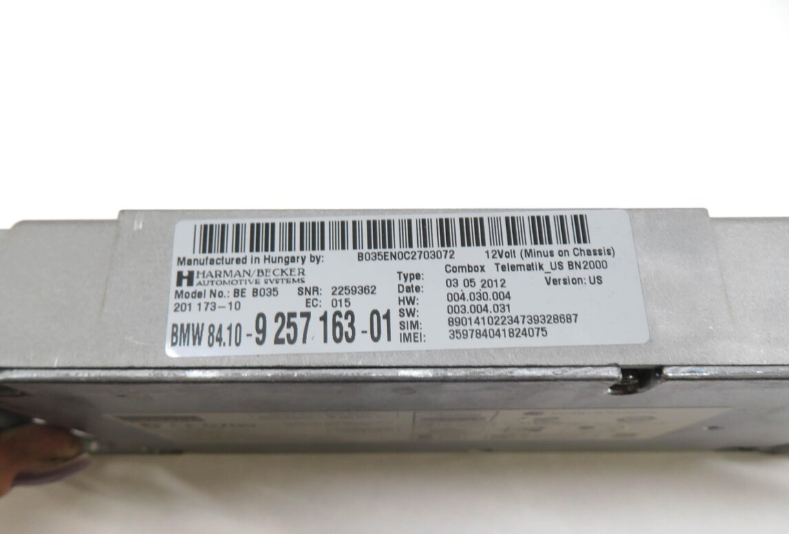Thumbnail 4: 10-14 BMW 335i X5 X6 (E70 E71 E90) BLUETOOTH TELEMATICS COMBOX CONTROL MODULE