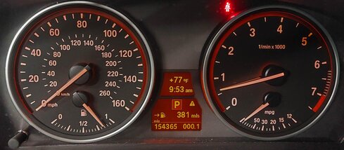 Thumbnail 2: 2011-2013 BMW X5 3.0L TURBO / 4.4L TWIN TURBO SPEEDOMETER GAUGE CLUSTER (154k)