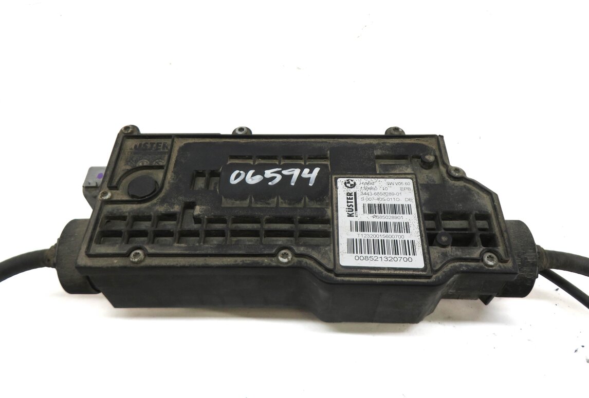 Thumbnail 4: 2013 BMW X5 (E70) EMERGENCY PARKING BRAKE ACTUATOR MOTOR w/ CABLES
