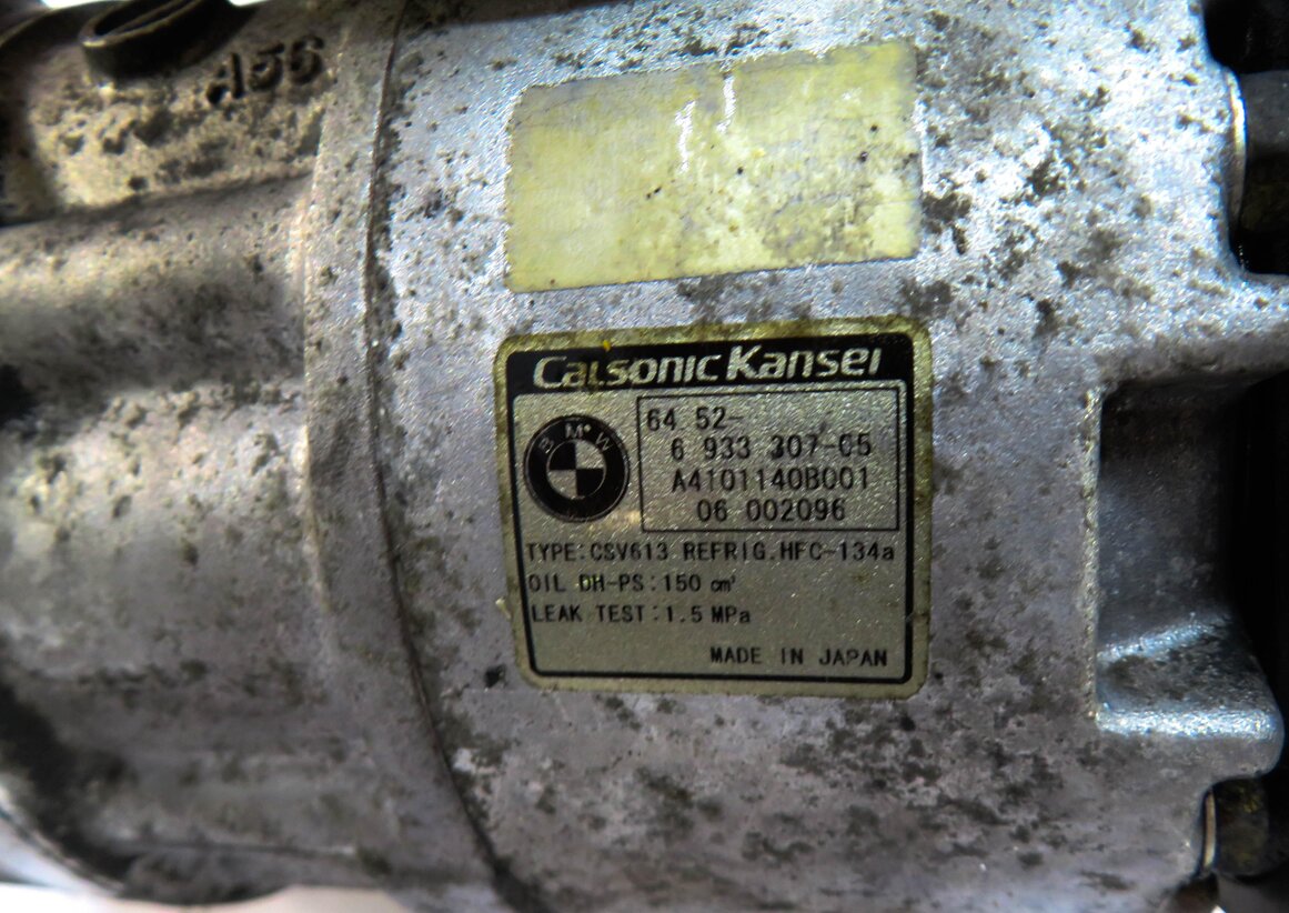 Thumbnail 5: 2006-2008 BMW Z4 (E85) 3.0L ENGINE A/C AIR CONDITIONING COMPRESSOR PUMP