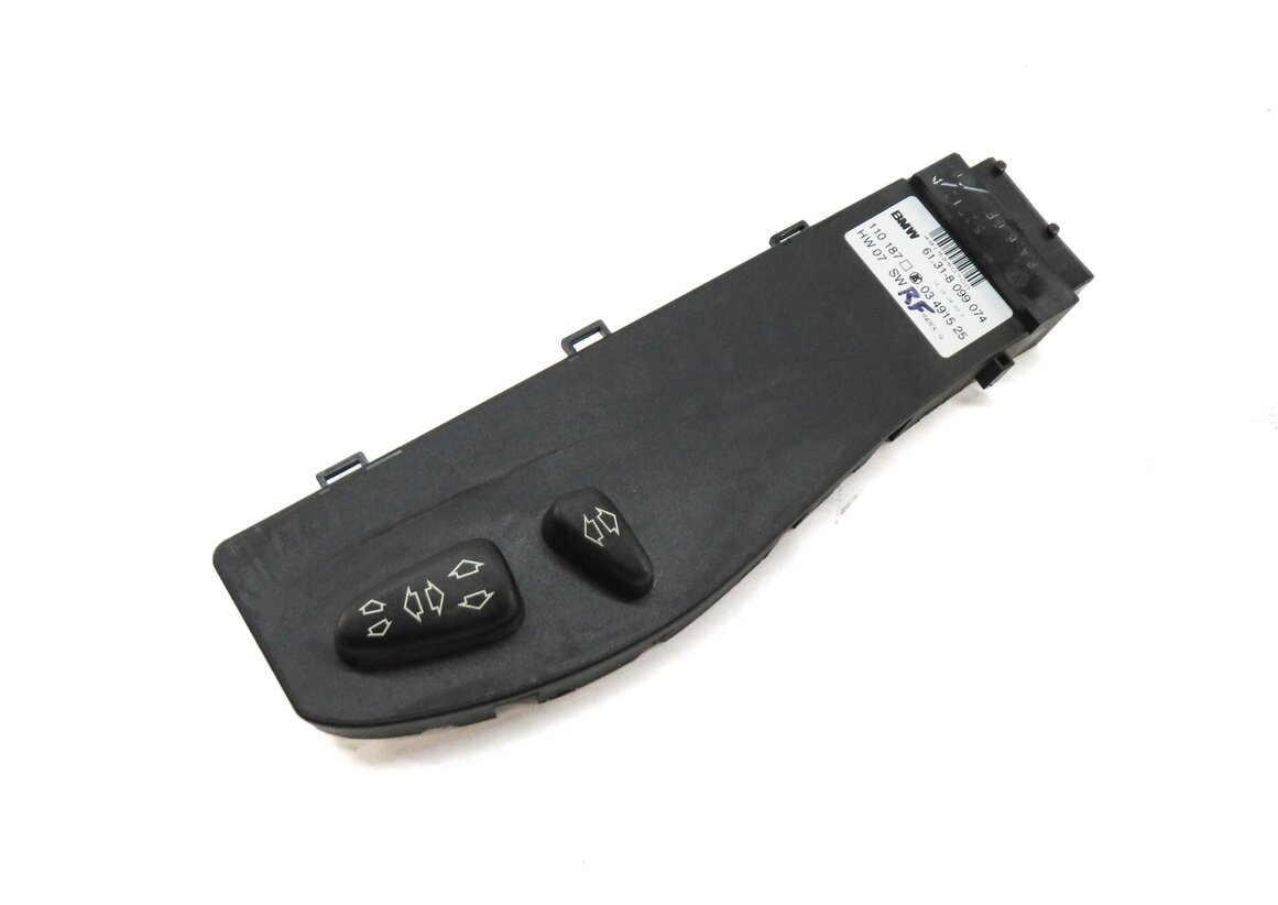 2006 BMW Z4si (E85) FRONT RIGHT PASSENGER SEAT ADJUST SWITCH (BLACK)