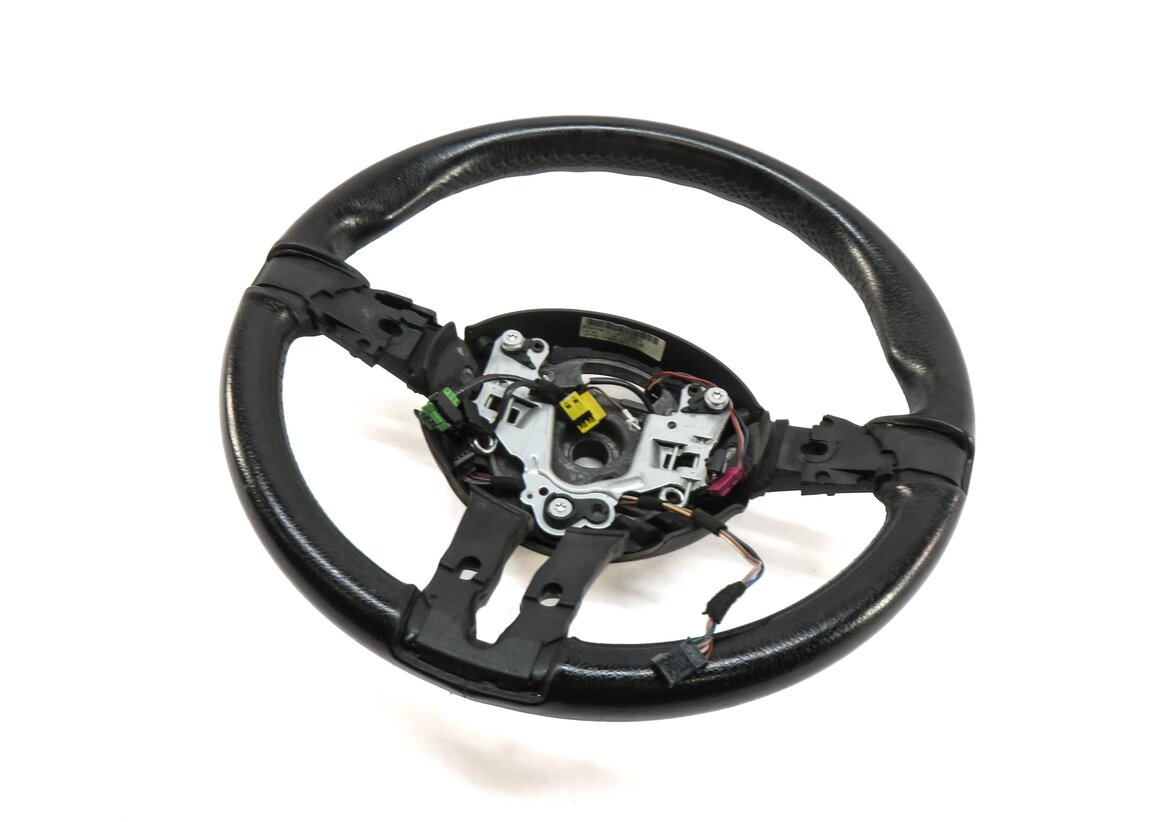 2006-2008 BMW Z4 (E85) FRONT LEFT SPORT STEERING WHEEL (BLACK LEATHER)