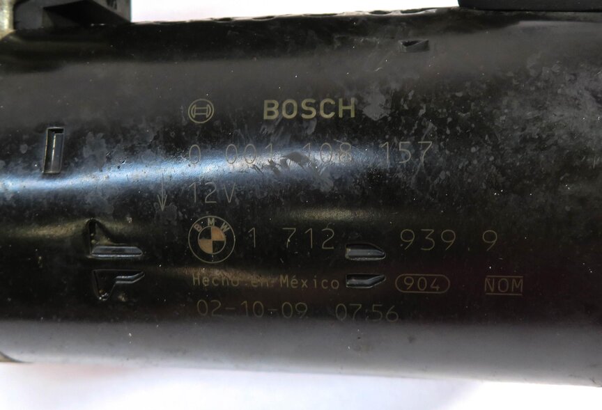 Thumbnail 5: 2002-2006 BMW 325i 330i 530i X3 Z4 (E46 E60 E83 E85) 2.5L / 3.0L - STARTER MOTOR