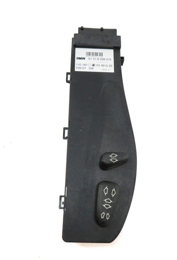 Thumbnail 3: 2003 BMW Z4 (E85) FRONT RIGHT PASSENGER SEAT ADJUST SWITCH (BLACK) 8099074