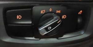Thumbnail 2: 2014-2018 BMW X5 (F15) HEADLIGHT SWITCH CONTROL (BLACK TRIM)