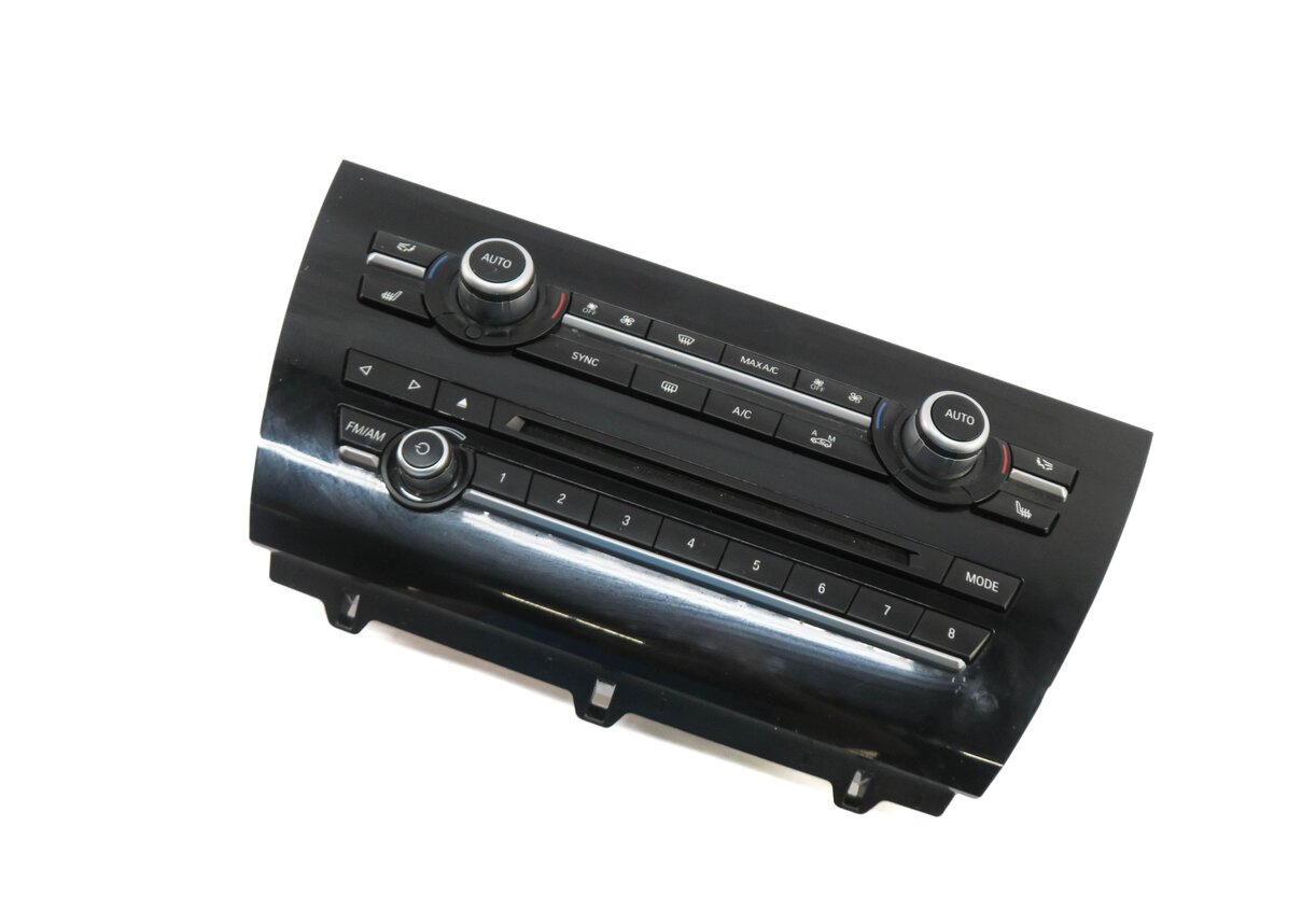 2014-2018 BMW X5 (F15 F85) FRONT HEATER A/C TEMPERATURE CLIMATE CONTROL PANEL