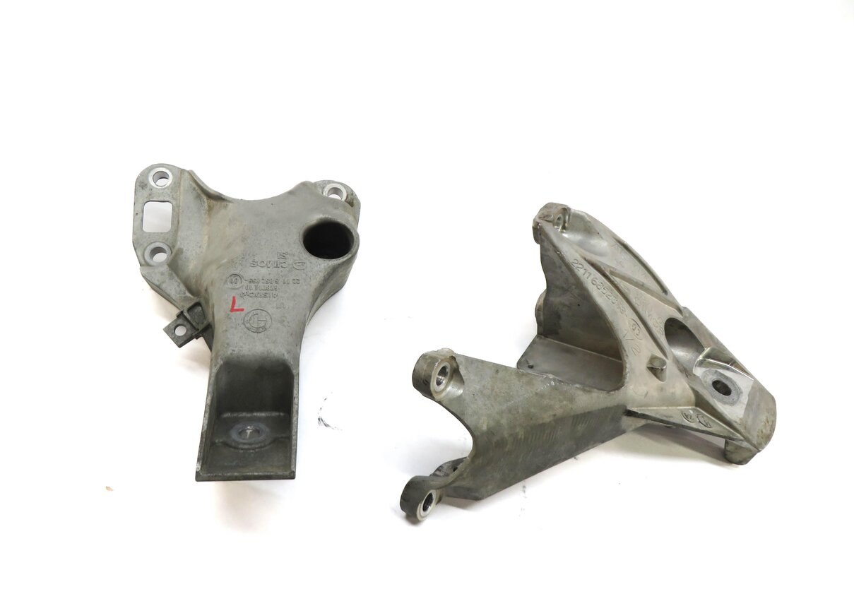 Thumbnail 2: 2014 BMW X5 (F15) 3.0L N55 TURBO ENGINE LEFT & RIGHT MOTOR MOUNT BRACKET SET-2