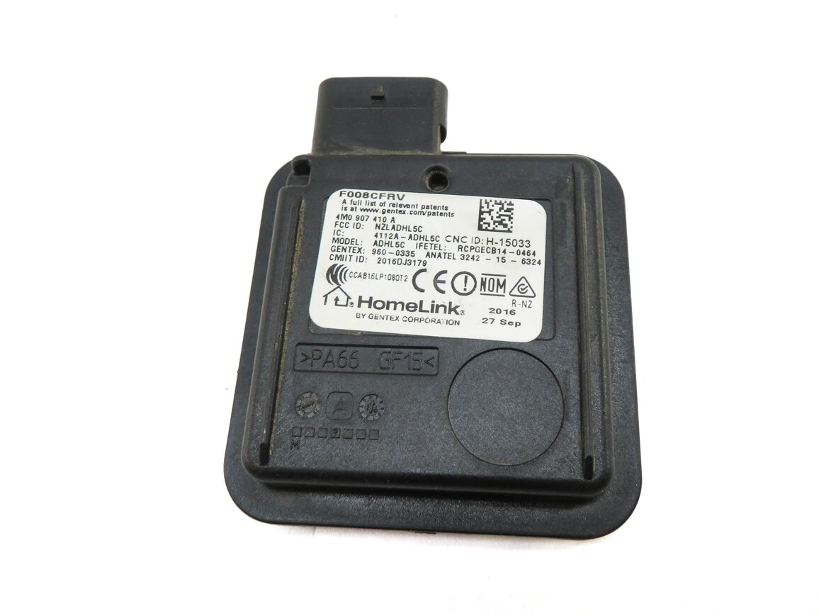 Thumbnail 3: 2017 AUDI A4 (B9 8W) HOMELINK GARAGE DOOR GATE OPENER CONTROL MODULE
