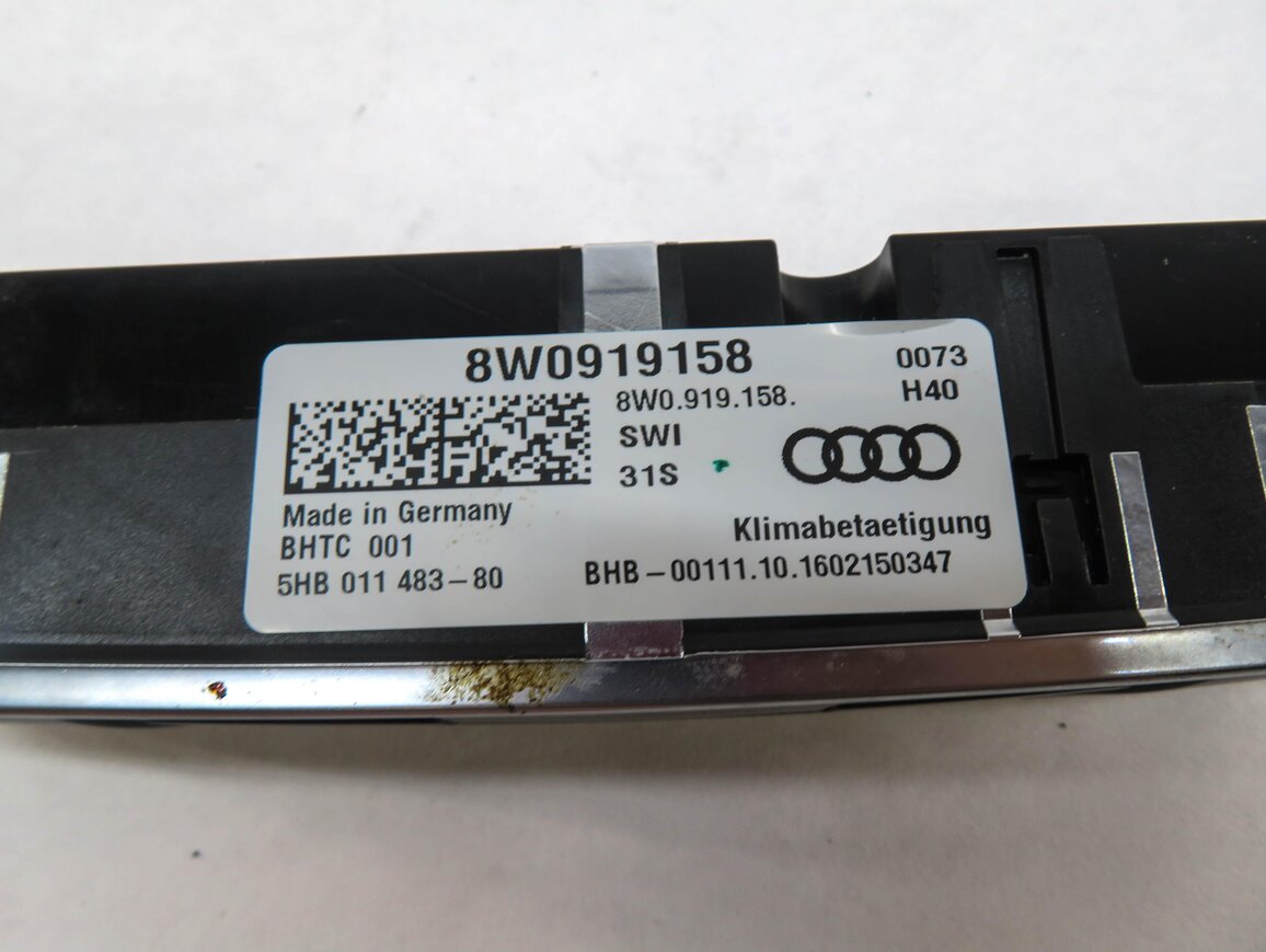 Thumbnail 4: 2017-2021 AUDI A4 A5 S5 (B9 8W F5) HEATER HEATER A/C TEMPERATURE CONTROL