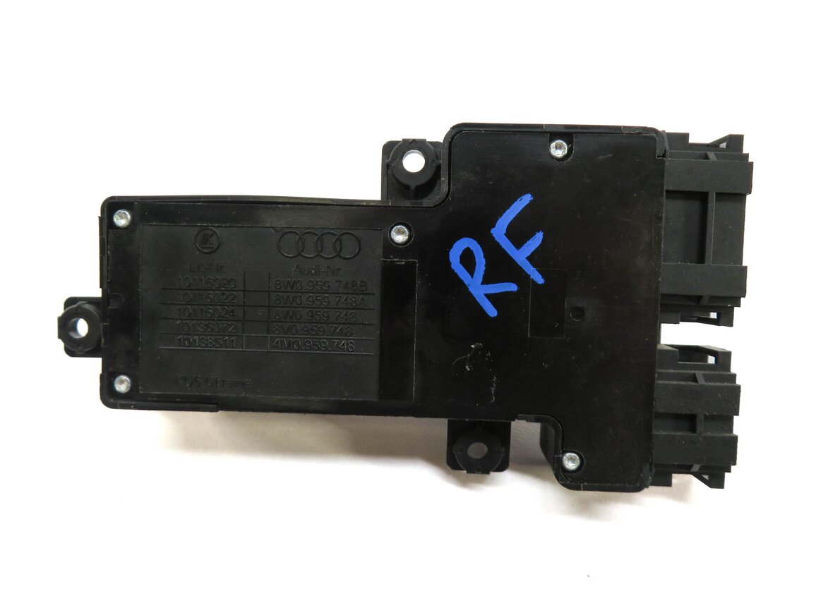 Thumbnail 4: 2017 AUDI A4 (B9 8W) RIGHT FRONT PASSENGER SEAT ADJUSTMENT ADJUST SWITCH BUTTON