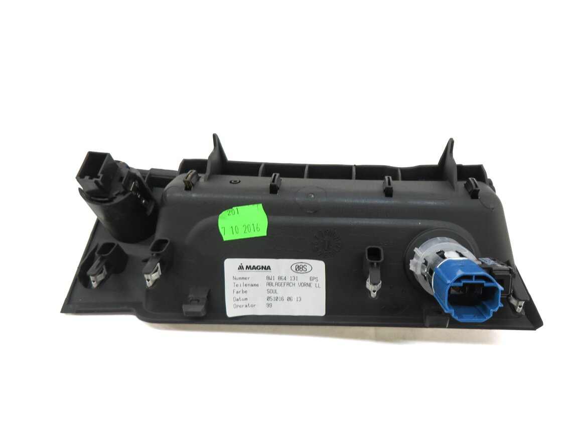 Thumbnail 4: 2017 AUDI A4 (B9 8W) FRONT CENTER CONSOLE STORAGE TRAY w/ START STOP SWITCH