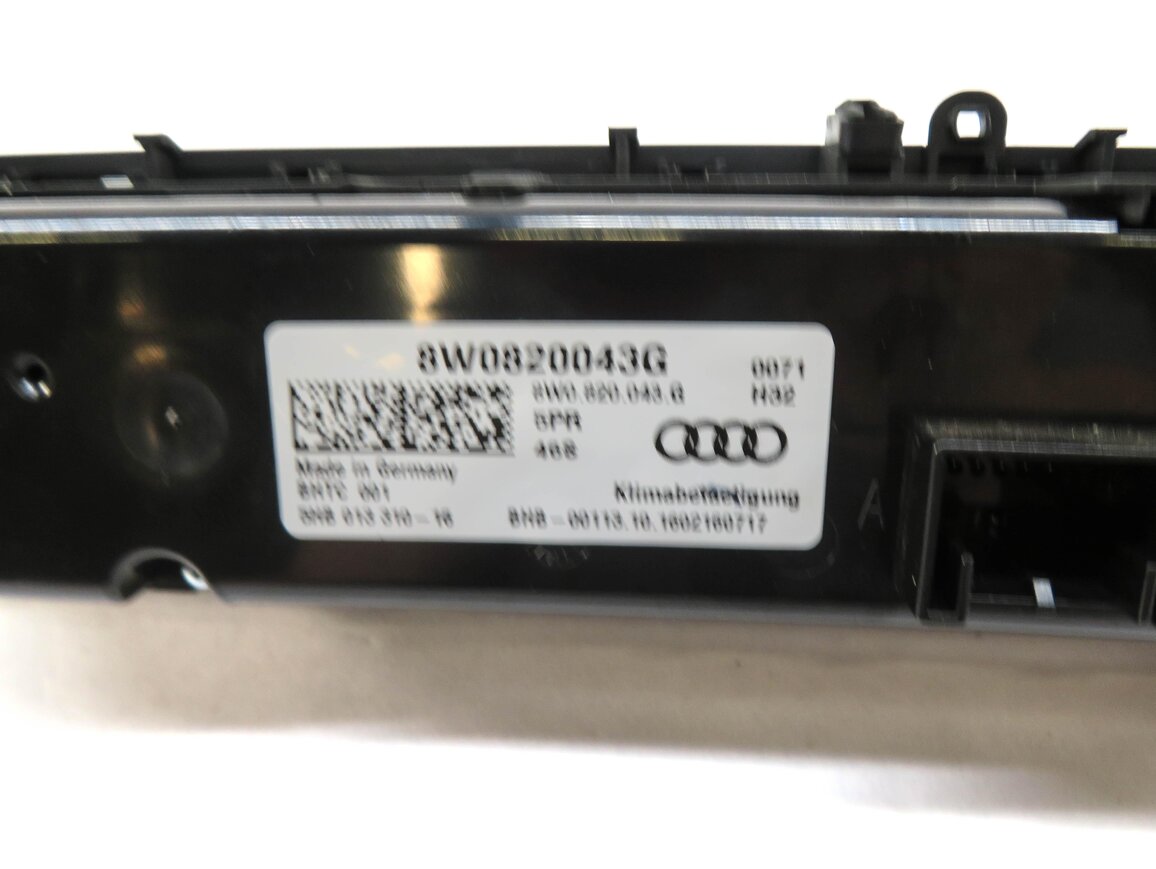 Thumbnail 6: 2017-2020 AUDI A4 A5 Q5 S5 SQ5 (B9 FY 8W 8W6 80A) FRONT TEMPERATURE CONTROL
