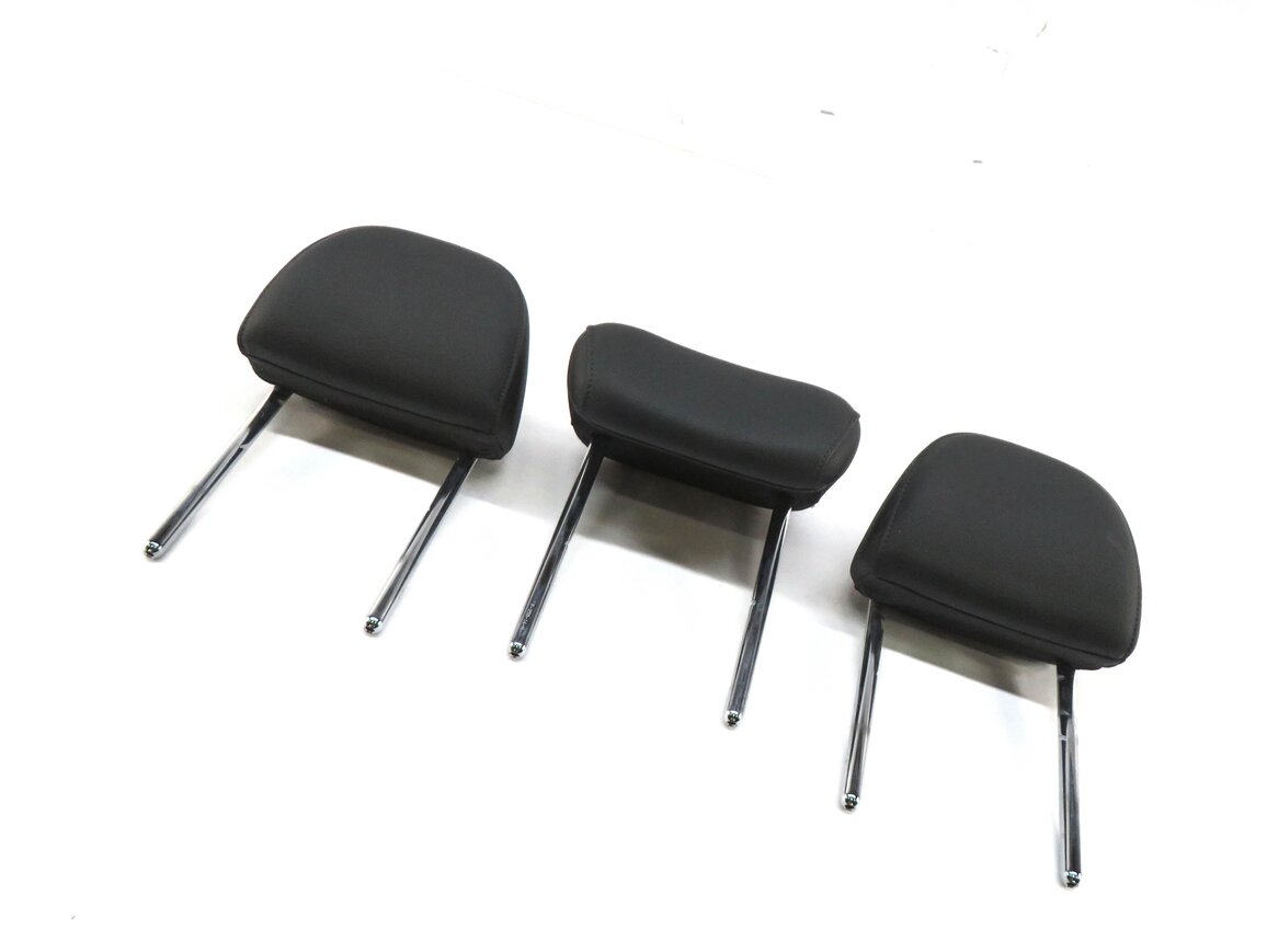 Thumbnail 2: 2017 AUDI A4 (B9 8W) REAR SEAT LEFT CENTER RIGHT HEADREST SET-3 (BLACK YM)