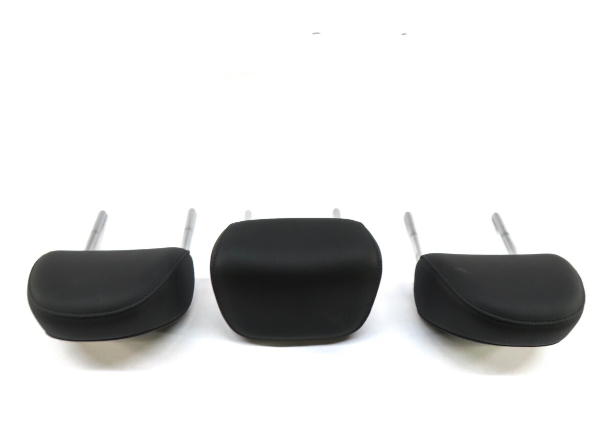 Thumbnail 3: 2017 AUDI A4 (B9 8W) REAR SEAT LEFT CENTER RIGHT HEADREST SET-3 (BLACK YM)