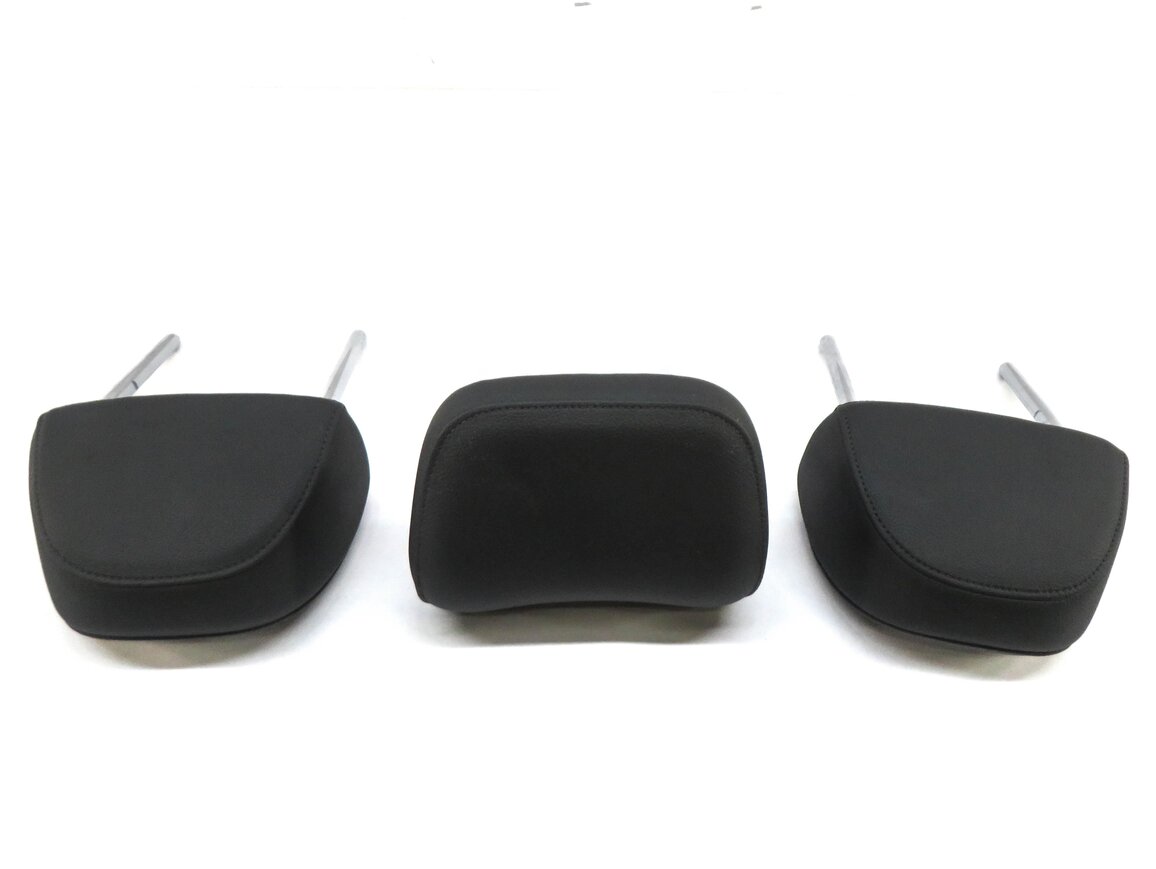 Thumbnail 4: 2017 AUDI A4 (B9 8W) REAR SEAT LEFT CENTER RIGHT HEADREST SET-3 (BLACK YM)