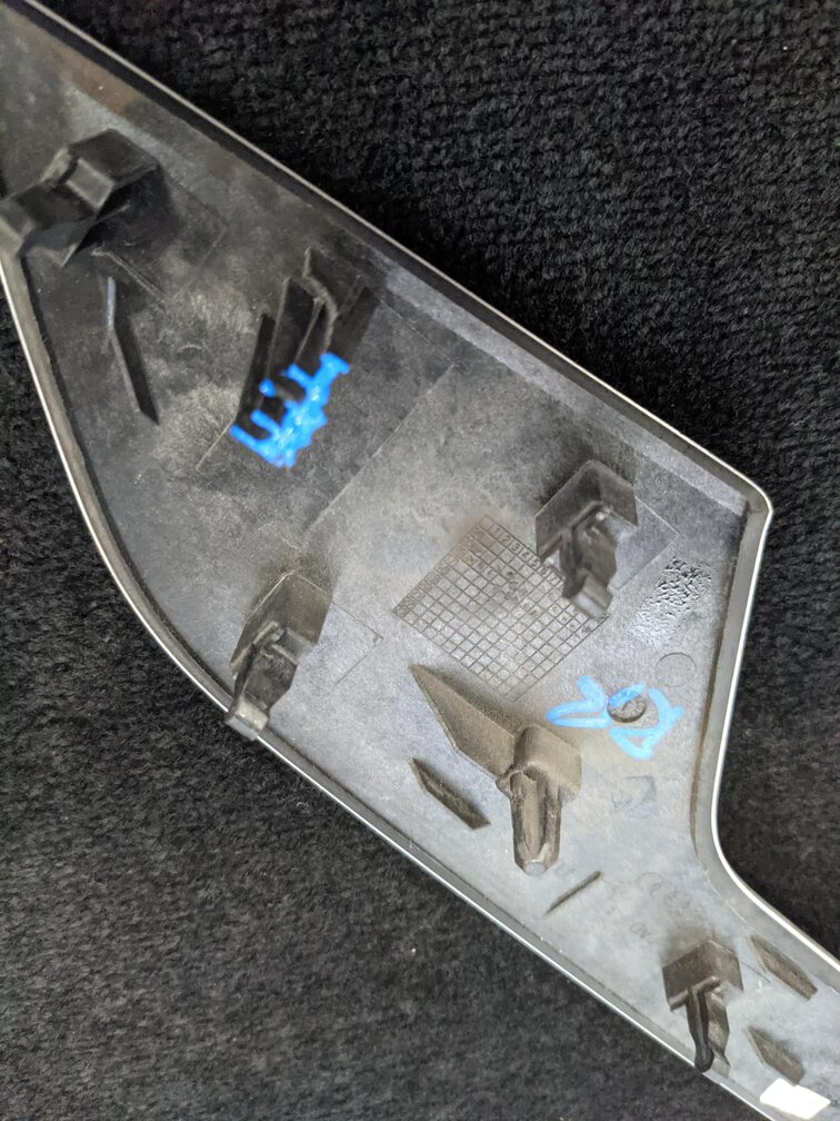 Thumbnail 15: 2017 AUDI A4 (B9 8W) DASH DOOR CONSOLE TRIM PANEL SET (ALUMINUM ELLIPSE 5TT)
