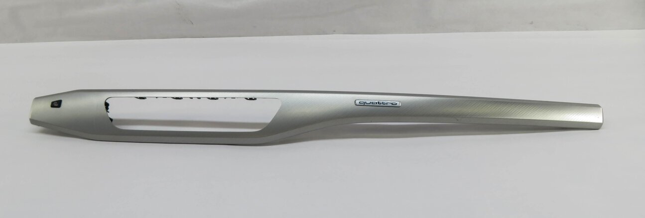 Thumbnail 4: 2017 AUDI A4 (B9 8W) DASH DOOR CONSOLE TRIM PANEL SET (ALUMINUM ELLIPSE 5TT)
